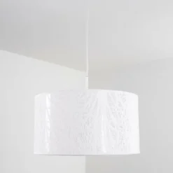 Suspension Antalya Blanc, 1 lumière