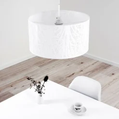 Suspension Antalya Blanc, 1 lumière