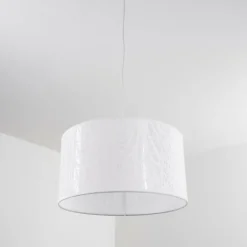 Suspension Antalya Blanc, 1 lumière