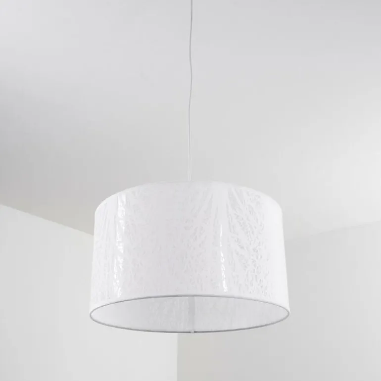 Suspension Antalya Blanc, 1 lumière