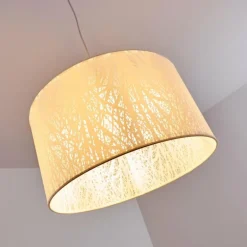 Suspension Antalya Blanc, 1 lumière