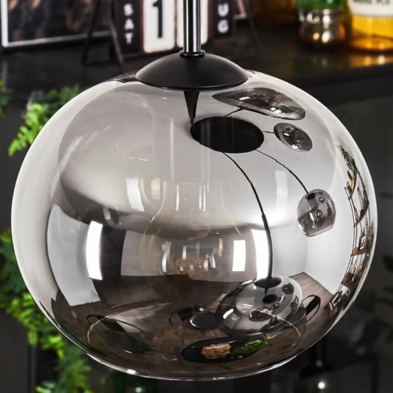 Suspension Apedo Fumé, 5 lumières