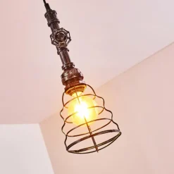 Suspension Arvika Argenté, 1 lumière