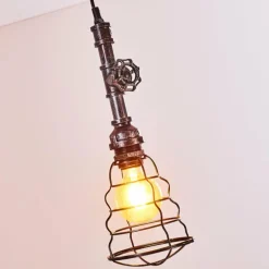 Suspension Arvika Argenté, 1 lumière