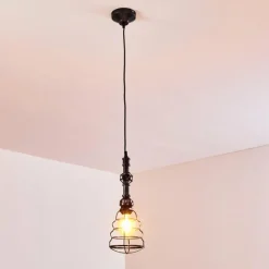 Suspension Arvika Argenté, 1 lumière