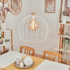 Suspension Atake Écru, 1 lumière