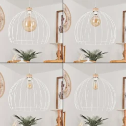 Suspension Atake Écru, 1 lumière