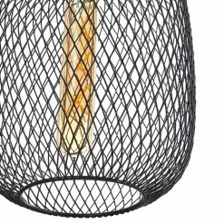 Suspension Ateponta Noir, 3 lumières