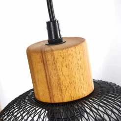 Suspension Ateponta Noir, 3 lumières