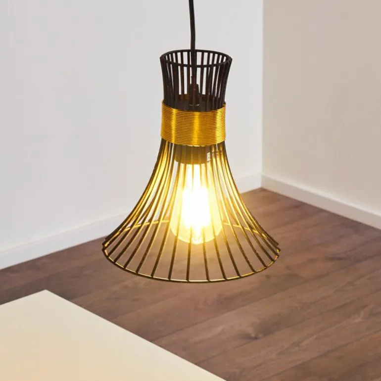 Suspension Ayen Noir, 1 lumière