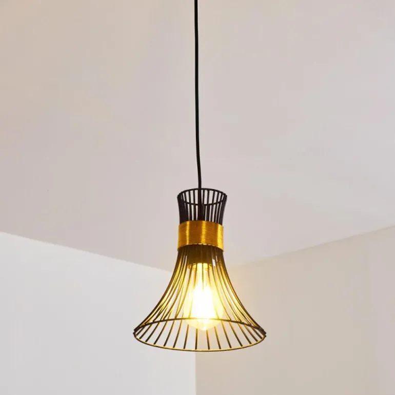 Suspension Ayen Noir, 1 lumière