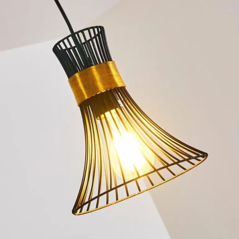 Suspension Ayen Noir, 1 lumière