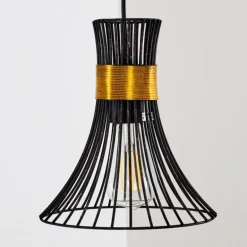 Suspension Ayen Noir, 1 lumière