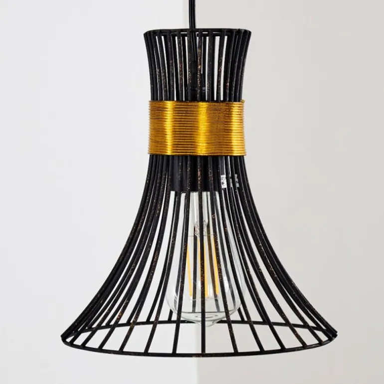 Suspension Ayen Noir, 1 lumière