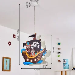 Suspension Ayer Blanc, 2 lumières