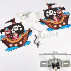 Suspension Ayer Blanc, 2 lumières