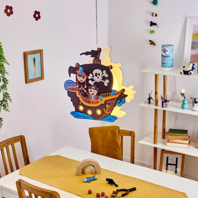 Suspension Ayer Blanc, 2 lumières