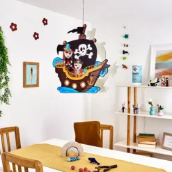 Suspension Ayer Blanc, 2 lumières