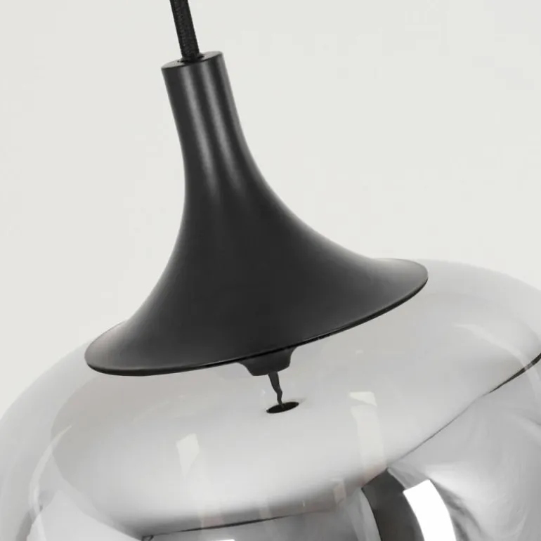 Suspension Azurara Noir, 1 lumière