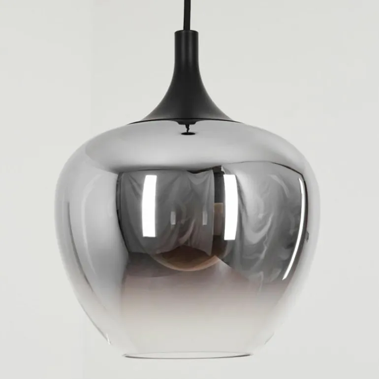 Suspension Azurara Noir, 1 lumière