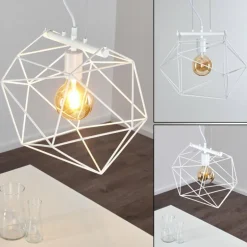 Suspension Babol Blanc, 1 lumière
