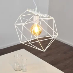 Suspension Babol Blanc, 1 lumière
