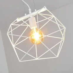 Suspension Babol Blanc, 1 lumière
