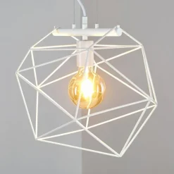 Suspension Babol Blanc, 1 lumière