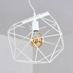 Suspension Babol Blanc, 1 lumière