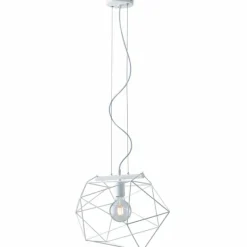 Suspension Babol Blanc, 1 lumière