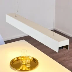 Suspension Bacoor LED Noir, Blanc, 5 lumières