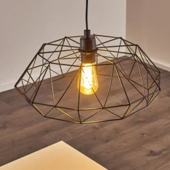 Suspension Badalucco Noir, 1 lumière