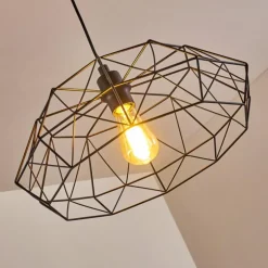 Suspension Badalucco Noir, 1 lumière