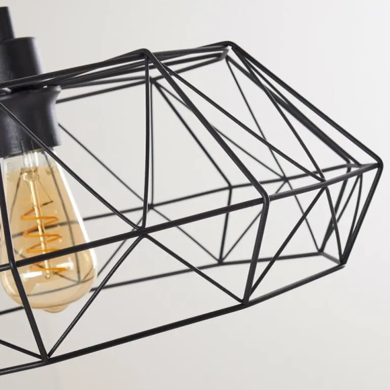 Suspension Badalucco Noir, 1 lumière