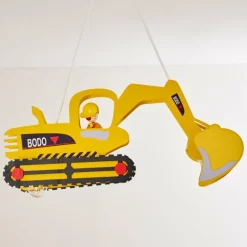 Suspension Bagger Jaune, 2 lumières