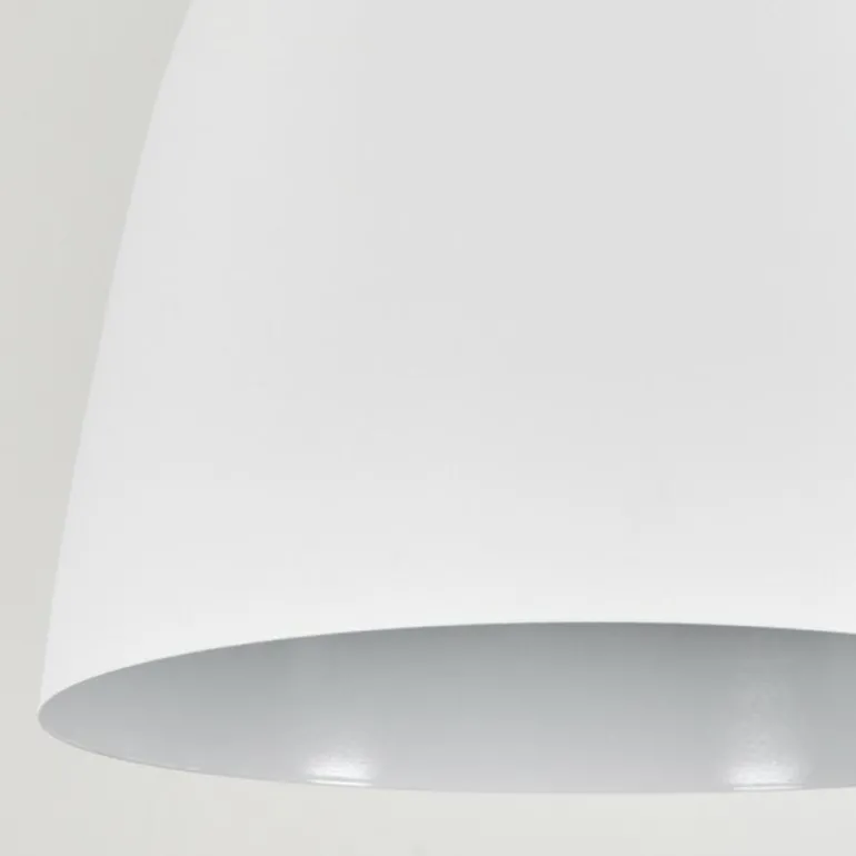 Suspension Bakou Blanc, 1 lumière