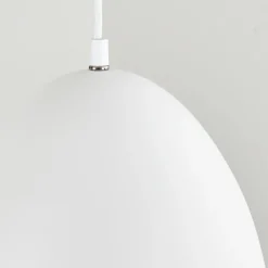 Suspension Bakou Blanc, 1 lumière