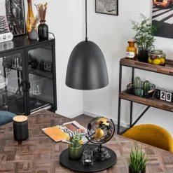 Suspension Bakou Noir, 1 lumière