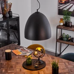 Suspension Bakou Noir, 1 lumière