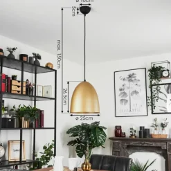 Suspension Bakou Noir, 1 lumière