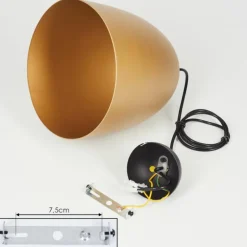 Suspension Bakou Noir, 1 lumière