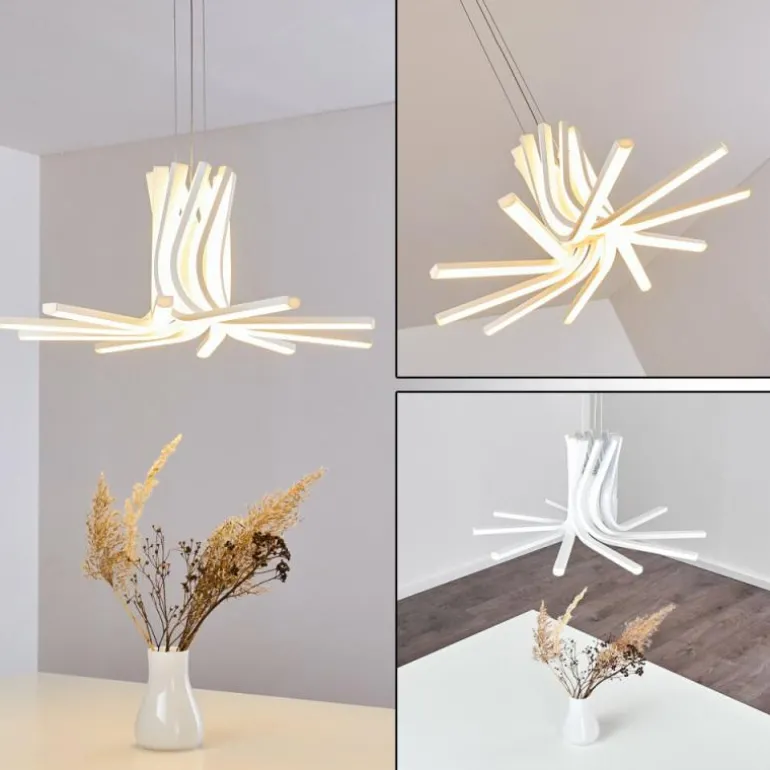 Suspension Bangor LED Blanc, 1 lumière