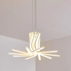 Suspension Bangor LED Blanc, 1 lumière