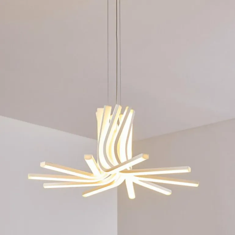 Suspension Bangor LED Blanc, 1 lumière