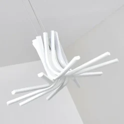 Suspension Bangor LED Blanc, 1 lumière