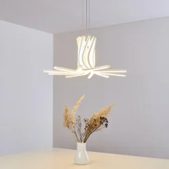 Suspension Bangor LED Blanc, 1 lumière