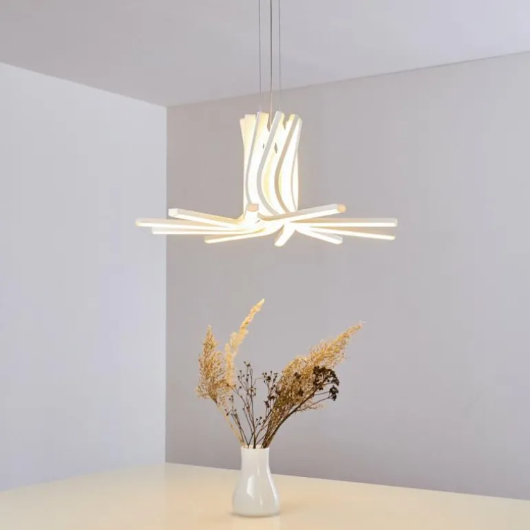 Suspension Bangor LED Blanc, 1 lumière