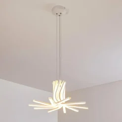Suspension Bangor LED Blanc, 1 lumière