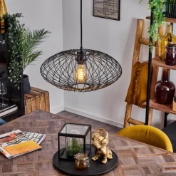 Suspension Banleou Noir, 1 lumière