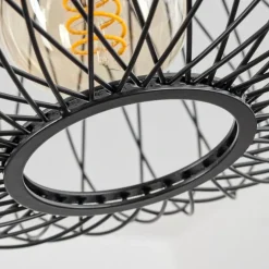 Suspension Banleou Noir, 1 lumière